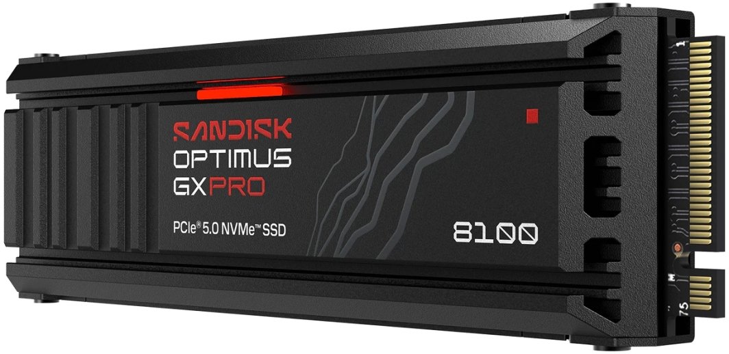 Dysk SSD SanDisk Optimus GX PRO 8100 2TB M.2 2280 NVMe PCIe 5.0 x4 (SDSP82200TAH-000E0)
