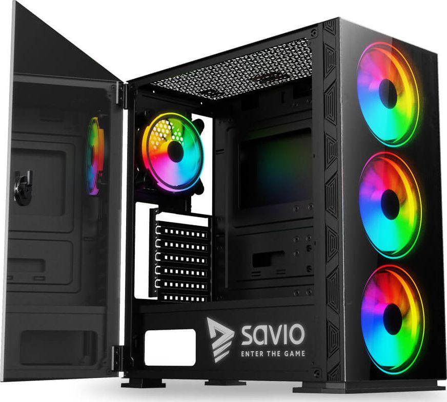 Obudowa Savio Prime X1 ARGB Glass (SAVGC-PRIMEX1)