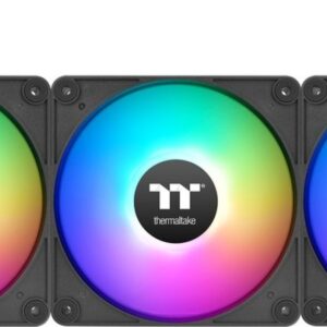 Wentylator Thermaltake CT120 EX Reverse ARGB Sync 3-pack czarny (CL-F192-PL12SW-A)
