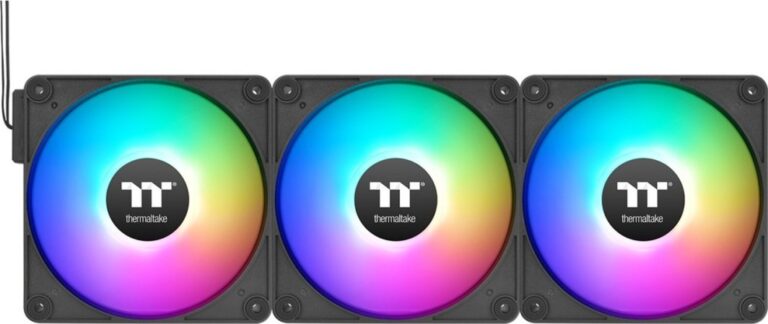 Wentylator Thermaltake CT120 EX Reverse ARGB Sync 3-pack czarny (CL-F192-PL12SW-A)