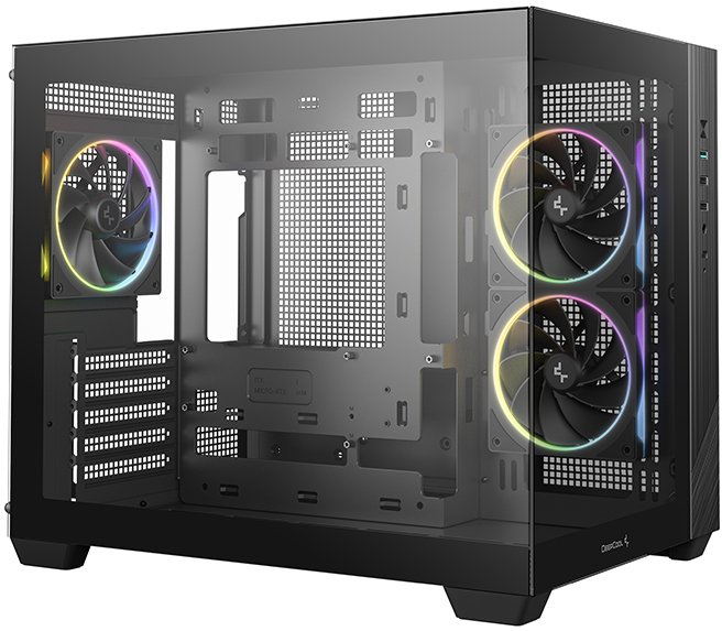 Obudowa Deepcool CG330 3F czarna (R-CG330-BKNGM3-G)