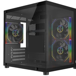 Obudowa Rampage Lumid ARGB czarna (LUMID-BLACK)
