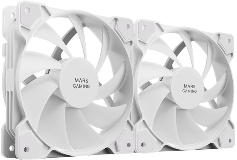 Wentylator Mars Gaming Mars Gaming MFPROX2W 2x 120mm PC Case Fan