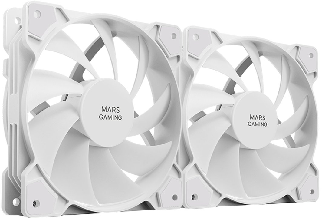 Wentylator Mars Gaming Mars Gaming MFPROX2W 2x 120mm PC Case Fan