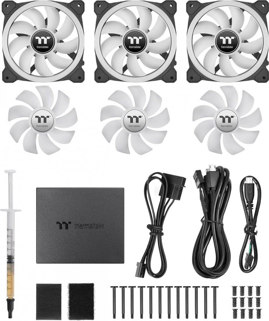 Wentylator Thermaltake SWAFAN 14 RGB 3-pack + Hub (CL-F138-PL14SW-A)