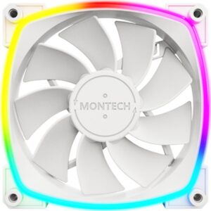 Wentylator Montech RX120 PWM biały