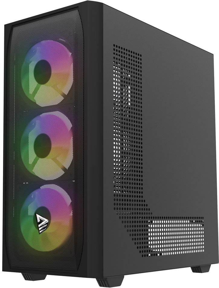 Obudowa Savio Noctis Flow RGB X1 czarna (SAVGC-NOCTISFLOWRGB)