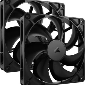 Wentylator Corsair RS140 PWM Czarny 2-pack (CO-9050191-WW)