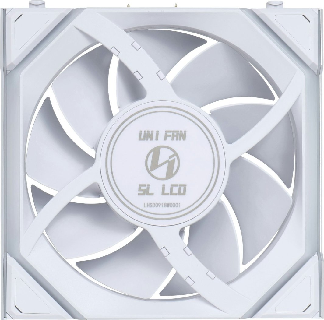 Wentylator Lian Li UNI FAN SL Wireless LCD 120 biały (12SLLCD1W1W)