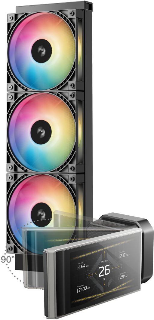 Chłodzenie wodne Deepcool LT360 Vision ARGB (R-LT360VISIONBKAMMC-G-1)
