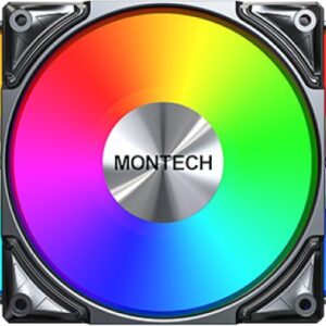 Wentylator Montech Metal Pro 12 ARGB PWM 3-pak (METAL PRO 12 ARGB PWM 3 in 1 (B))