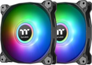 Wentylator Thermaltake Pure Duo 14 ARGB 2-pack Czarne (CL-F116-PL14SW-A)