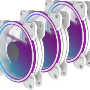 Wentylator PREYON Eagle Eye 120 PWM ARGB 3-PACK White