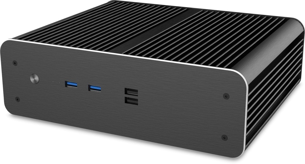 Obudowa Akasa Euler CMX Obudowa PC Mini obudowa Mini-ITX Fanless - czarny