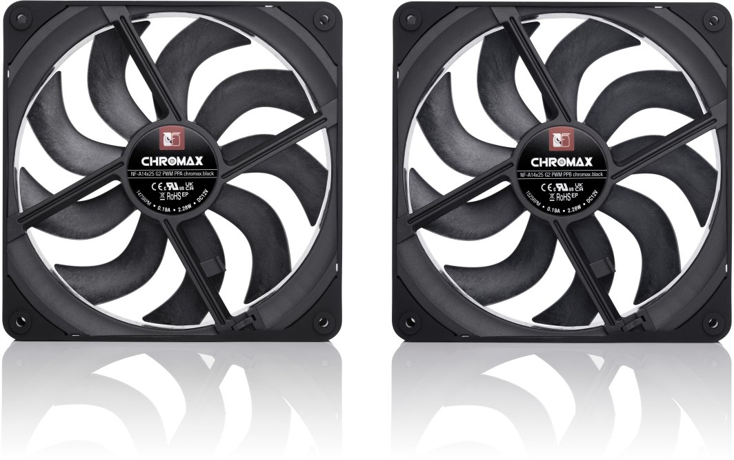 Wentylator Noctua NF-A14x25 G2 PWM Sx2-PP chromax.black
