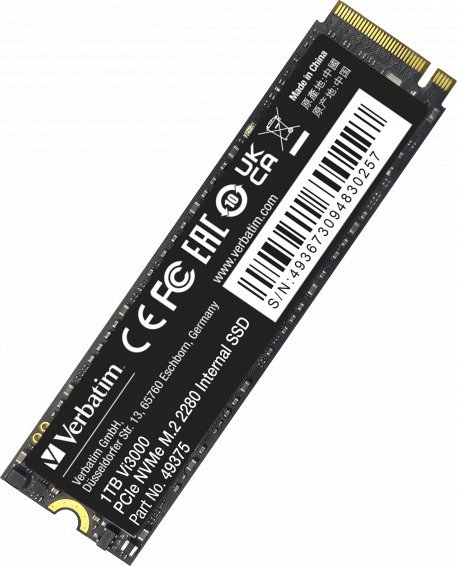 Dysk SSD Verbatim Vi3000 1TB M.2 2280 PCI-E x4 Gen3 NVMe (49375)