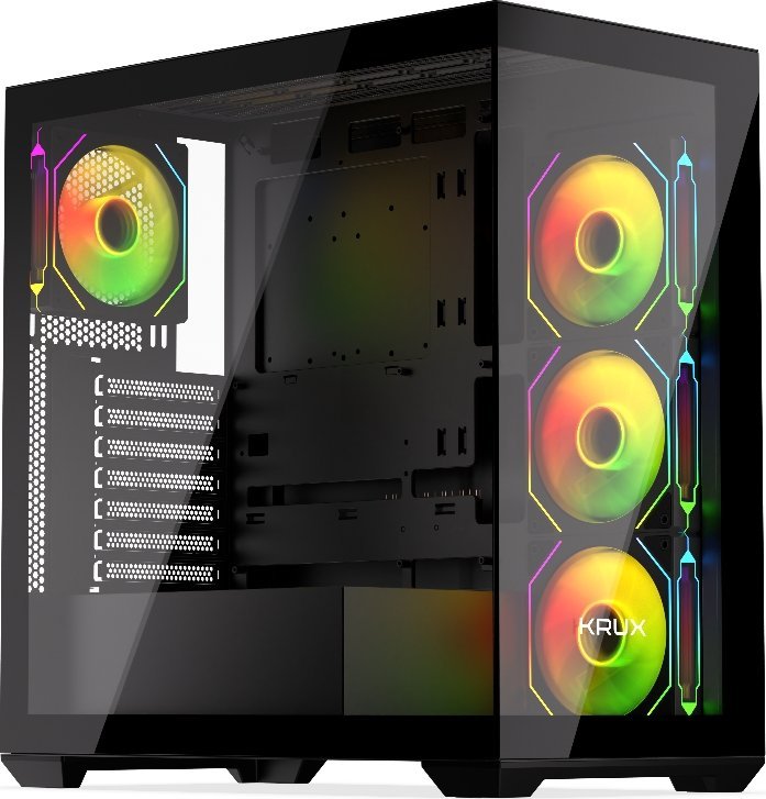 Obudowa Krux Exo RGB czarna (KRXD004)