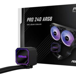 Chłodzenie wodne ASRock Pro 240 ARGB (90-APRA24-BAAGA6)