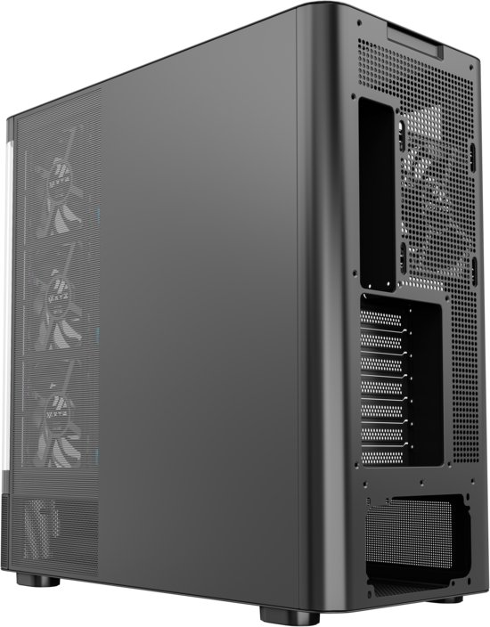Obudowa XYZ PC GEAR Quantum ARGB czarna (X-CS-QUANTUM-B)