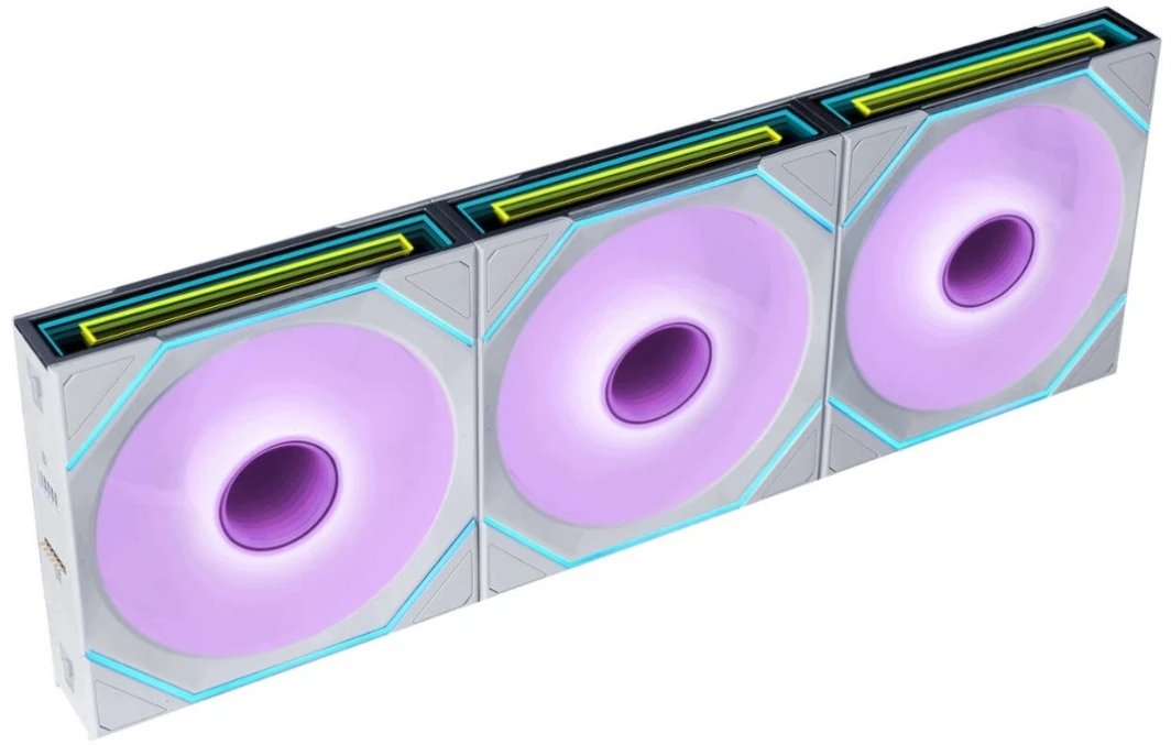 Wentylator Lian Li Wentylatory Uni Fan SL-INF Flex Wireless ARGB PWM (zestaw 3 szt. z kontrolerem) 120mm White (G9F.12SLIN1F3W.00)