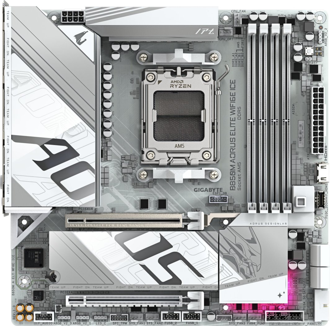 Płyta główna Gigabyte B850M AORUS ELITE WIFI6E ICE