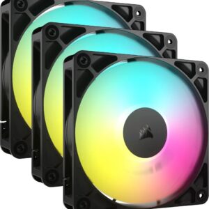 Wentylator Corsair RS120 PWM ARGB Czarny 3-pack (CO-9050180-WW)