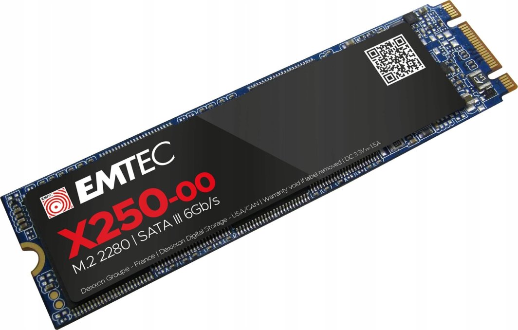 Dysk SSD Emtec X250 2TB M.2 2280 SATA III (ECSSD2TX250)