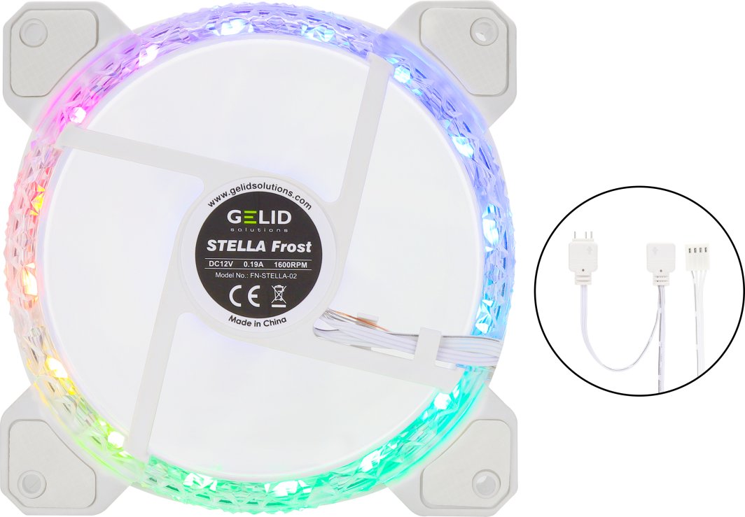 Wentylator Gelid Gelid 120mm D-RGB Stella Frost (FN-STELLA-02)