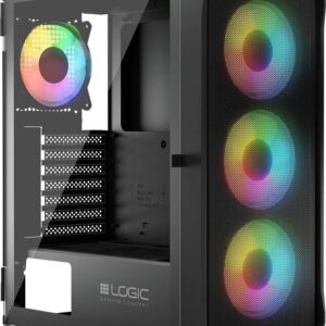 Obudowa Logic Concept Portos ARGB czarna (AT-PORTOS-10-0000000-0002)