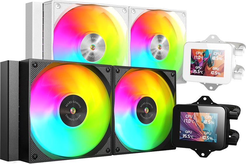 Chłodzenie wodne Mars Gaming MLVISION240W