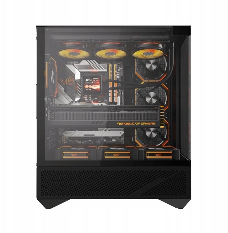 Obudowa Darkflash DY460 ARGB czarna + 4 wentylatory