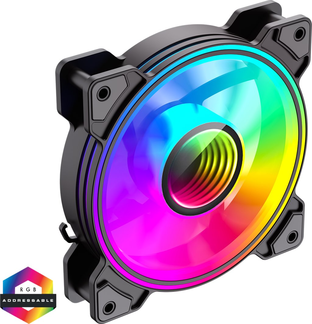 Wentylator GameMax Dual Ring Infinity BK