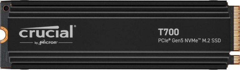 Dysk SSD Crucial T700 1TB M.2 2280 PCI-E x4 Gen5 NVMe (CT1000T700SSD5)
