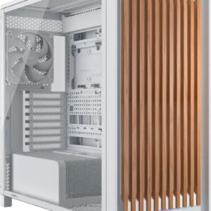 Obudowa Corsair FRAME 5000D Wood RS Biały, Orzech włoski