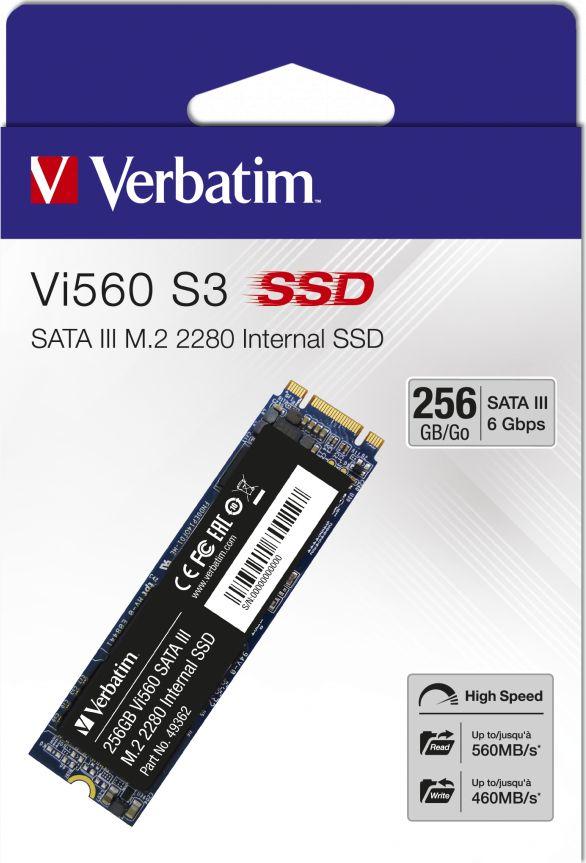 Dysk SSD Verbatim Vi560 256GB M.2 2280 SATA III (49362)