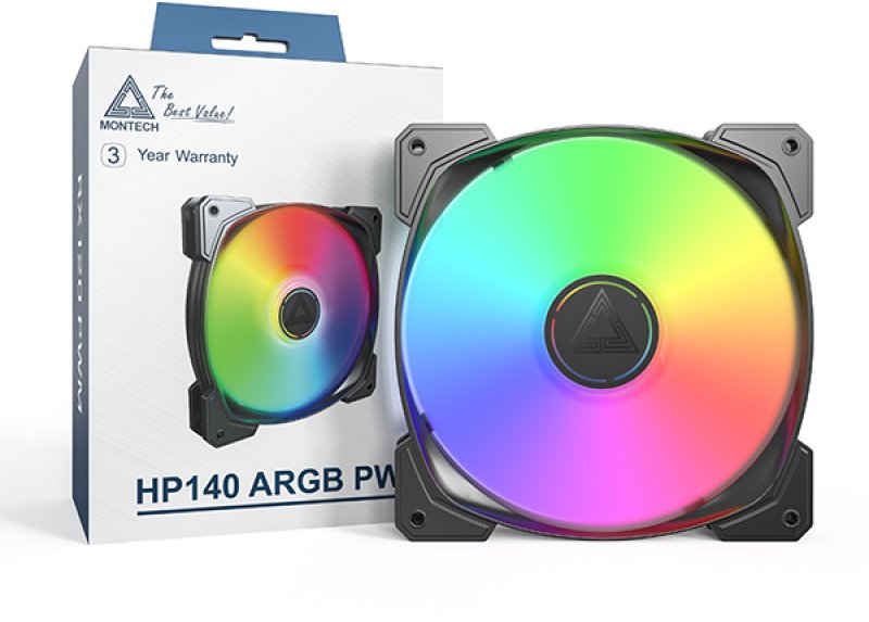 Wentylator Montech HP140 ARGB PWM (HP140 ARGB PWM (B))