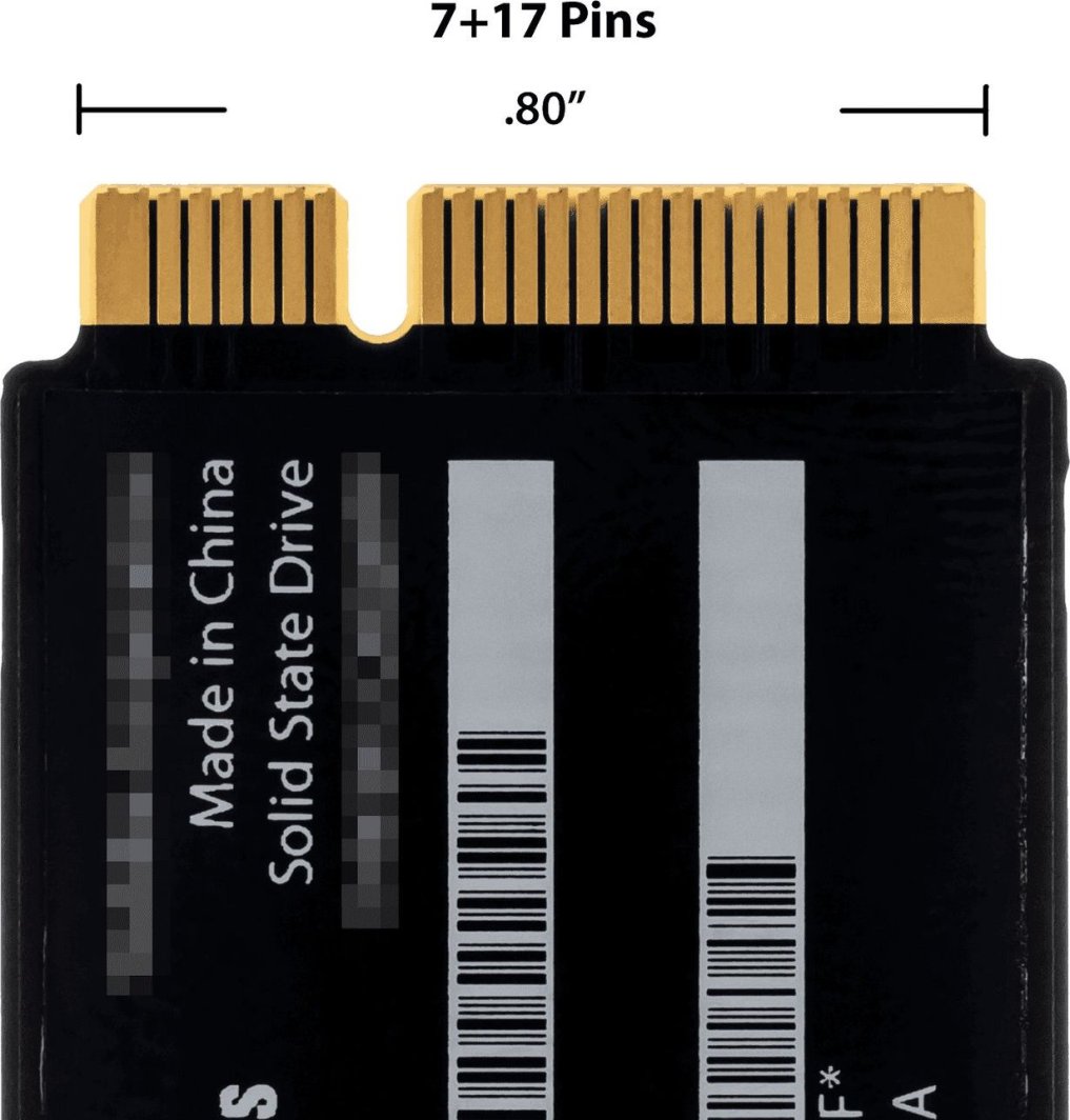 Dysk SSD CoreParts A1465 A1466 Mid2012 256GB Stick (MS-SSD-256GB-STICK-02)