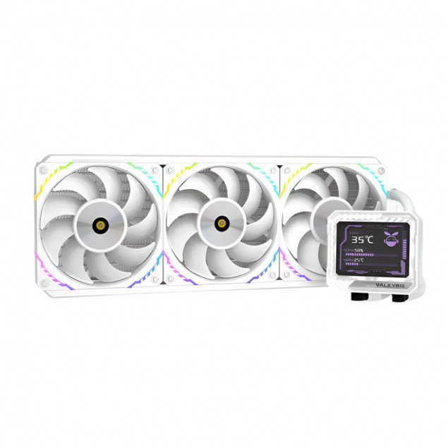 Chłodzenie wodne Valkyrie V360 LCD White (VK-AIOV360W)