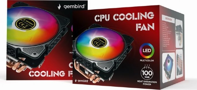 Chłodzenie CPU Gembird Huracan X140 ARGB (CPU-HURACAN-ARGB-X140)