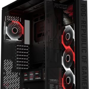 Obudowa Asus ROG Cronox GR801 Curve TG ARGB Black Midi Tower Czarny (90DC00T0-B09030)