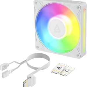Wentylator Arctic Cooling BioniX P12 A-RGB Case Fan biały (ACFAN00336A)