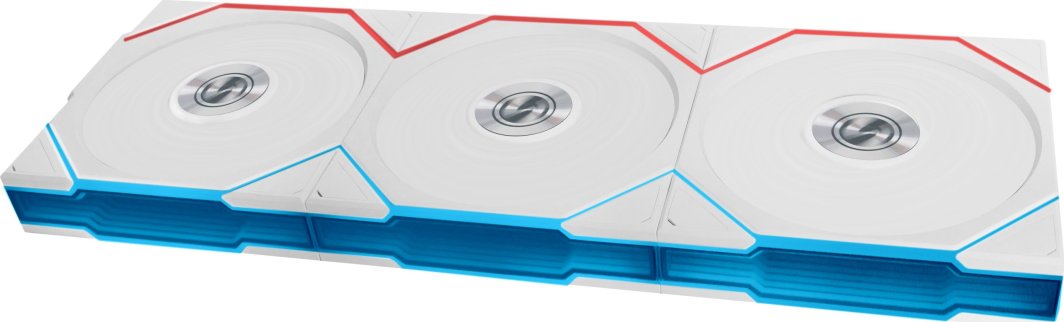 Wentylator Lian Li UNI FAN TL Wireless 120 3-pack biały (12TL1W3W)