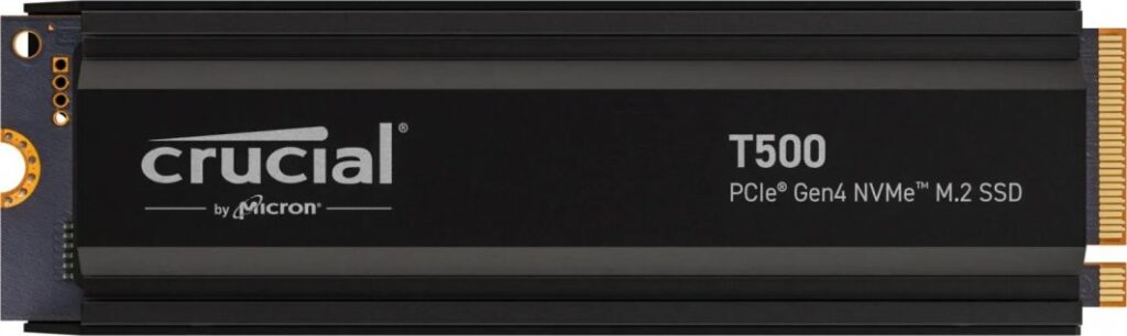 Dysk SSD Crucial T500 1TB M.2 2280 PCI-E x4 Gen4 NVMe (CT1000T500SSD5)