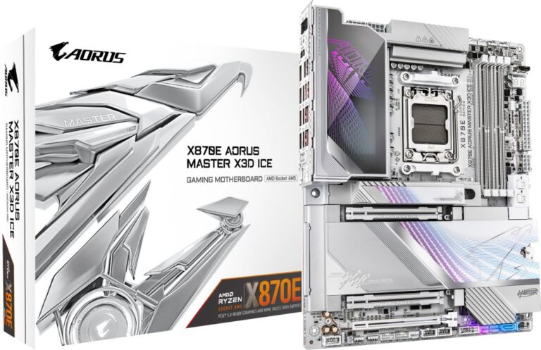 Płyta główna Gigabyte X870E AORUS MASTER X3D ICE