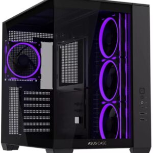 Obudowa Asus A32 Plus TG ARGB czarna (90DC00S0-B19000)