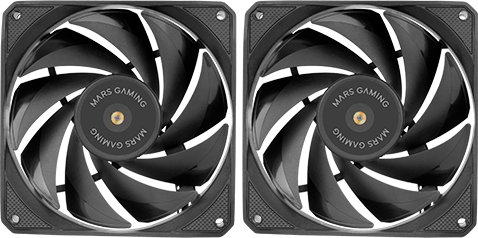 Wentylator Mars Gaming Mars Gaming MFNCLX2 PWM Fan kit 2x 120mm / FDB