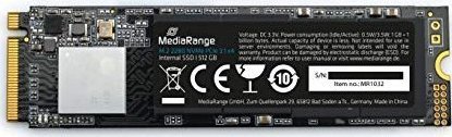 Dysk SSD MediaRange 512GB M.2 2280 PCI-E x4 Gen3.1 NVMe (MR1032)