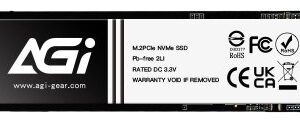 Dysk SSD AGI Technology AI298 512GB M.2 2280 PCI-E x4 Gen3 NVMe (AGI512GIMAI298)
