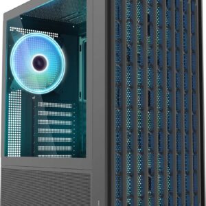 Obudowa Modecom Breeze ARGB Flow czarna (AT-BREEZE-MG-ARGB-10-000000-0002)