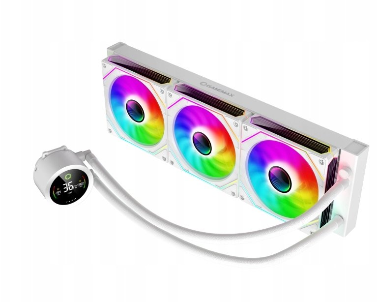 Chłodzenie wodne GameMax ICEBURG 360 DIGITAL WH